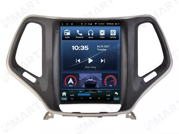 Магнитола для Jeep Cherokee/Liberty KL (2013-2019) Тесла Андроид CarPlay