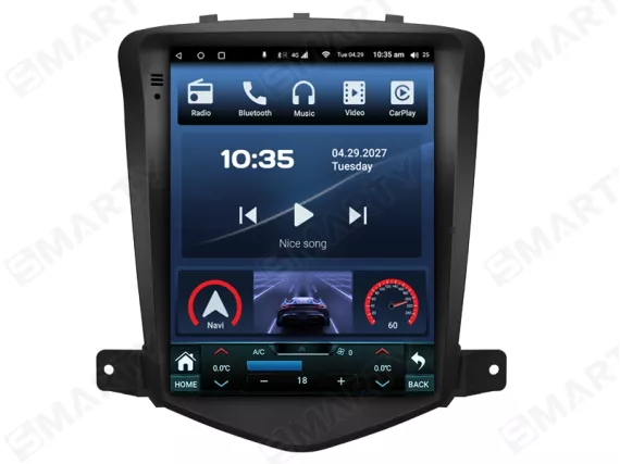 Магнитола для Chevrolet Cruze 2 (2008-2014) Тесла Андроид CarPlay
