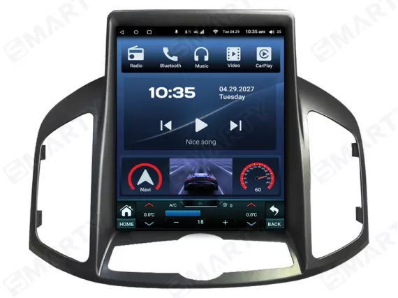 Магнітола для Chevrolet Captiva (2011-2016) Тесла Андроїд CarPlay