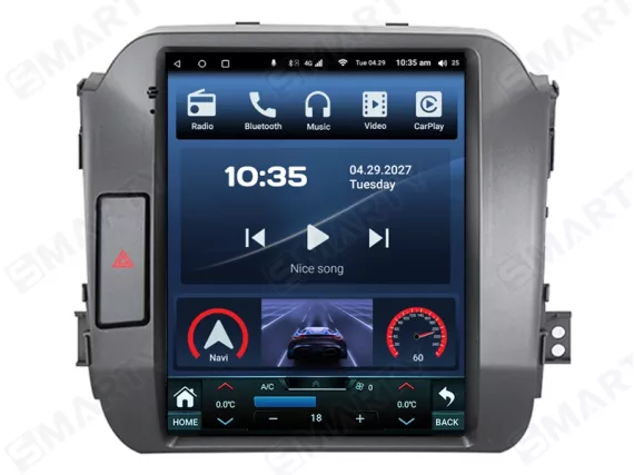 Магнитола для KIA Sportage 3 Gen (2010-2015) Тесла Андроид CarPlay