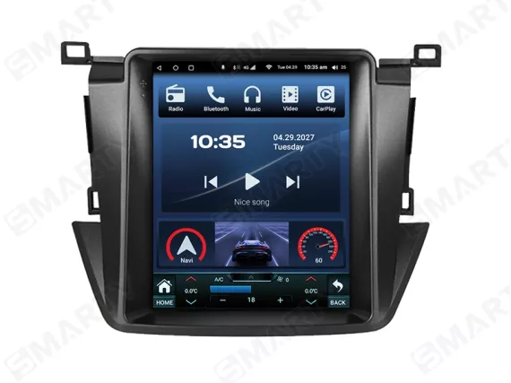 Магнитола для Toyota RAV4 (2013-2018) Тесла Андроид CarPlay