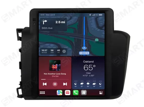 Honda Civic (2012-2015) Apple Carplay Tesla