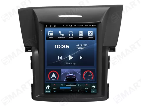 Магнитола для Honda CR-V 4 Gen (2012-2017) Тесла Андроид CarPlay