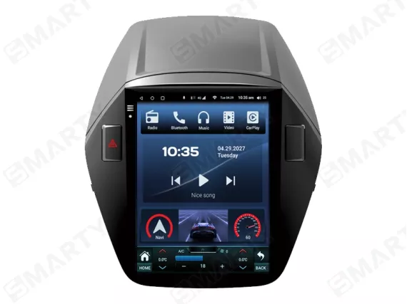 Магнитола для Hyundai Tucson Gen ix35 2009-2015 Тесла Андроид CarPlay
