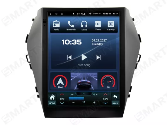 Магнітола для Hyundai Santa Fe 3 Gen DM/NC (2012-2018) Тесла Андроїд CarPlay