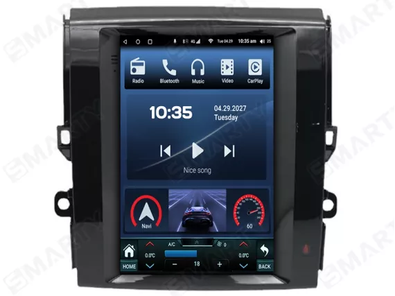 Магнітола для Toyota Mark X (2009-2020) Тесла Андроїд CarPlay