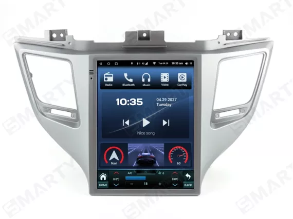 Магнітола для Hyundai Tucson 3 Gen TL (2015-2018) Тесла Андроїд CarPlay