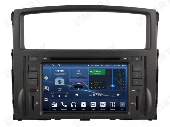 Магнитола для Mitsubishi Pajero Wagon 4 (2006-2021) - OEM стиль Андроид CarPlay