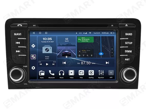 Магнітола для Audi A3 S3 RS3 8P (2003-2013) - 7" OEM стиль CarPlay