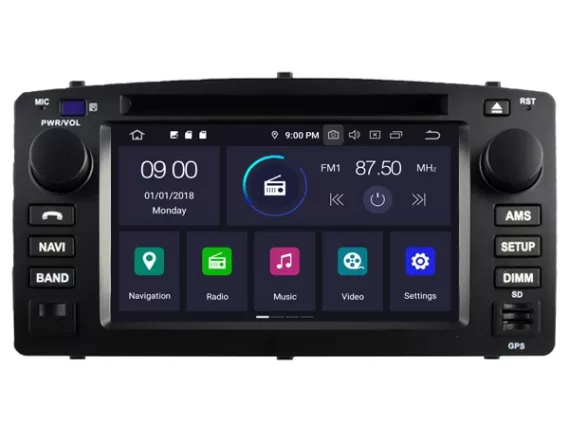 Магнітола для Toyota Corolla E130 (2000-2007) - OEM стиль CarPlay