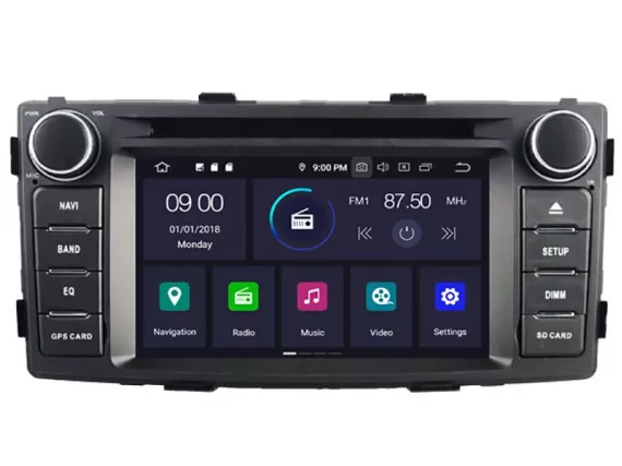 Магнитола для Toyota Hilux (2004-2016) - OEM стиль Андроид CarPlay