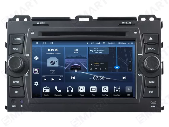 Магнитола для Toyota LC Prado 120 (2002-2009) - OEM Андроид CarPlay