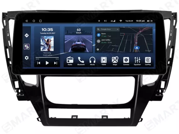 Магнітола для Mitsubishi Pajero Sport 3 (2015-2019) - 12.3 дюйми Андроїд CarPlay