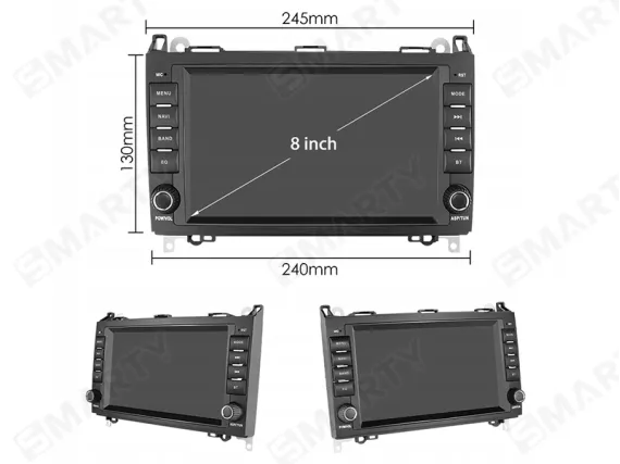 Магнитола для Mercedes-Benz Sprinter W906 (2006-2018) - OEM стиль Андроид CarPlay