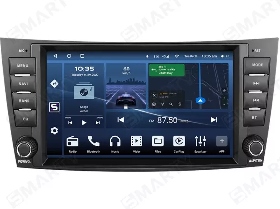 Магнітола для Mercedes-Benz E-Class W211 (2002-2009) - OEM стиль CarPlay