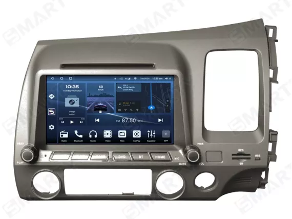 Магнитола для Honda Civic (2005-2012) -  правый руль Андроид CarPlay