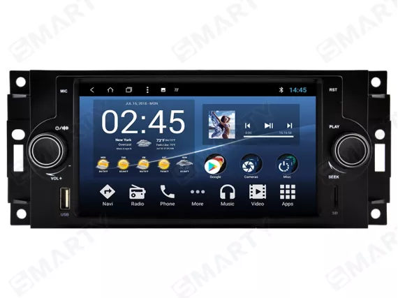 Магнитола для Jeep Compass MK (2006-2011) - OEM стиль Андроид CarPlay