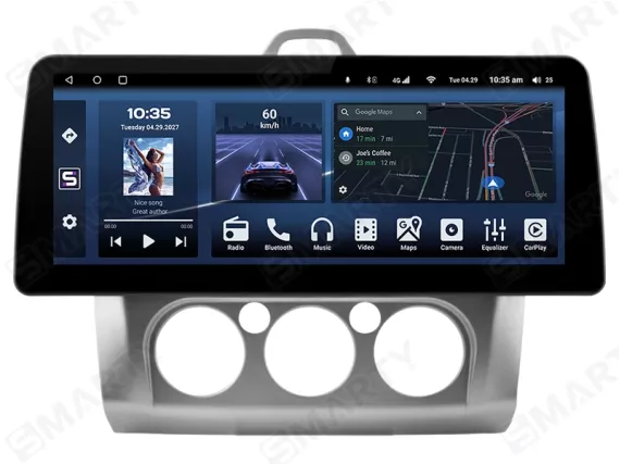 Магнітола для Ford Focus 2 Gen (2004-2011) - 12.3 дюйми Андроїд CarPlay