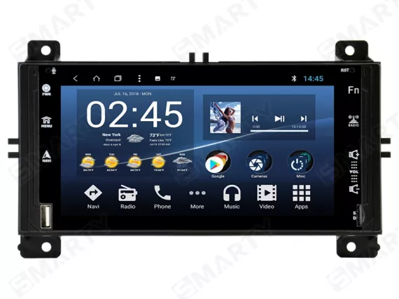 Магнитола для Jeep Grand Cherokee (2010-2014) - 7" Full touch Андроид CarPlay