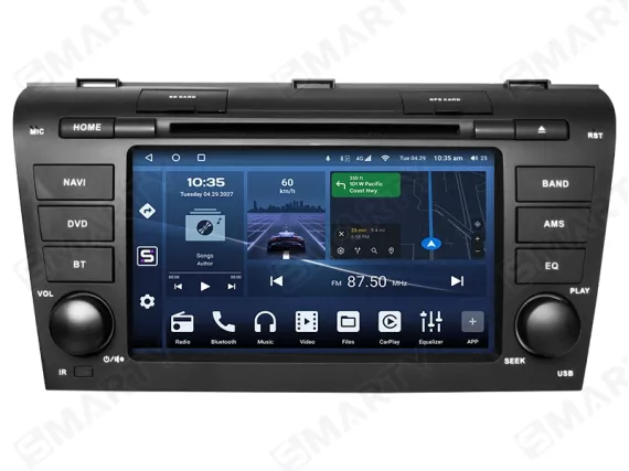 Магнітола для Mazda 3 BK (2003-2009) - OEM стиль CarPlay