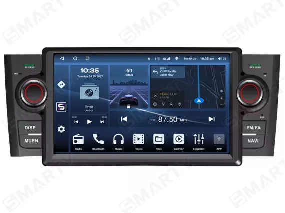 Магнітола для Fiat Grande Punto (2007-2012) - OEM стиль CarPlay