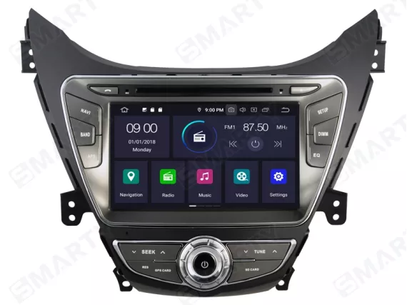 Магнитола для Hyundai Elantra 5 MD (2010-2015) - OEM стиль Андроид CarPlay