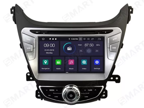 Магнитола для Hyundai Elantra 5 FL (2013-2016) - OEM стиль Андроид CarPlay