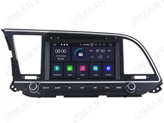 Магнитола для Hyundai Elantra 6 AD (2015-2020) - OEM стиль Андроид CarPlay