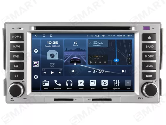 Магнитола для Hyundai Santa Fe 2 (2006-2012) - OEM Андроид CarPlay