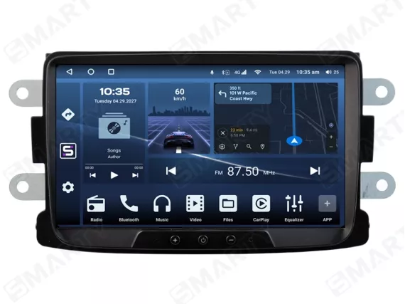 Магнитола для Renault Captur (2013-2019) - OEM стиль Андроид CarPlay