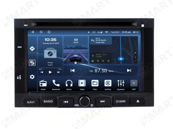 Магнитола для Peugeot Partner B9 (2008-2018) - OEM стиль Андроид CarPlay