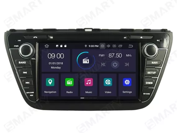 Магнитола для Suzuki SX4 S-Cross 2 (2013-2021) - OEM стиль Андроид CarPlay