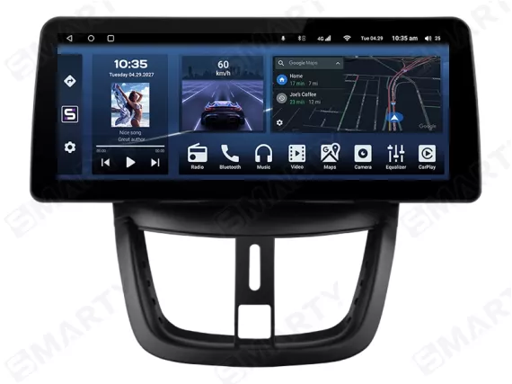 Магнитола для Peugeot 207 (2006-2015) - 12.3 дюйма Андроид CarPlay