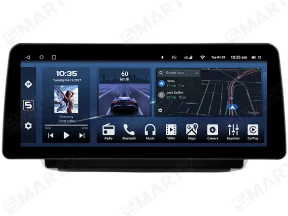 Магнитола для Peugeot 2008 (2013-2019) - 12.3 дюйма Андроид CarPlay