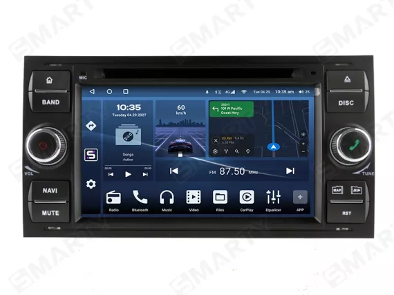 Магнитола для Ford Fiesta 6 (2002-2008) - OEM стиль Андроид CarPlay