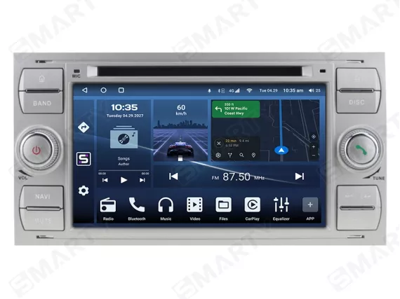Магнитола для Ford Mondeo (2000-2007) - OEM стиль Андроид CarPlay