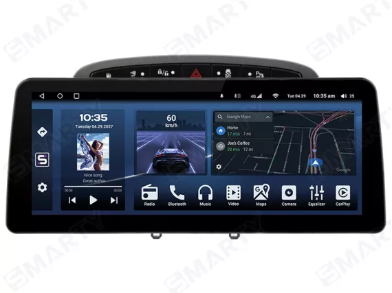 Магнітола для Peugeot 408 (2010-2014) - 12.3 дюйми Андроїд CarPlay