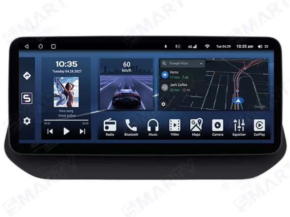 Магнитола для Nissan Qashqai 3Gen J12 (2021+) - 12.3 дюйма Андроид CarPlay