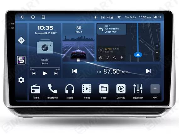 Магнітола для Nissan Juke 2 Gen (2019-2023) Андроїд CarPlay