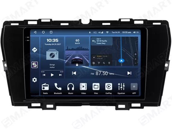 Магнітола для Ssang Yong Korando C300 Facelift (2019-2023) Андроїд CarPlay