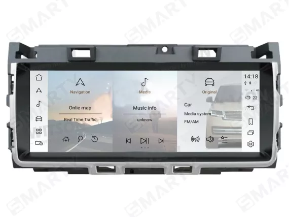 Магнітола для Jaguar XF / XFL (2016-2020) - Snapdragon Андроїд CarPlay