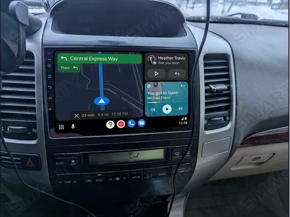 Магнітола для Toyota Land Cruiser Prado 120 LOW (2002-2009) Андроїд CarPlay