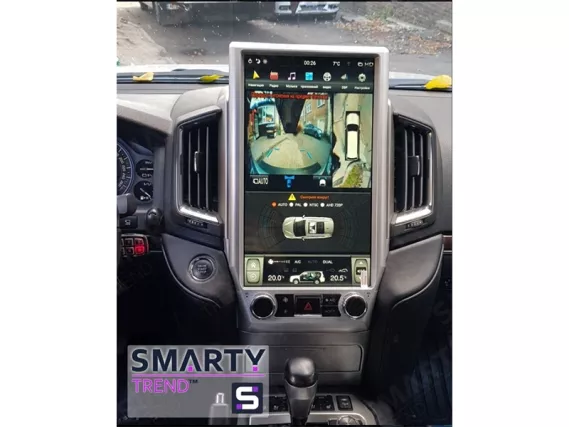 Магнитола для Toyota LC 200 GX VX 2015+ Тесла - 16" Андроид CarPlay