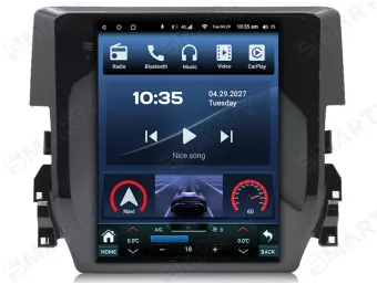 Магнитола для Honda Civic (2015-2021) Тесла Андроид CarPlay