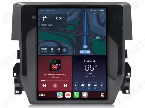 Honda Civic (2015-2021) Apple Carplay Tesla