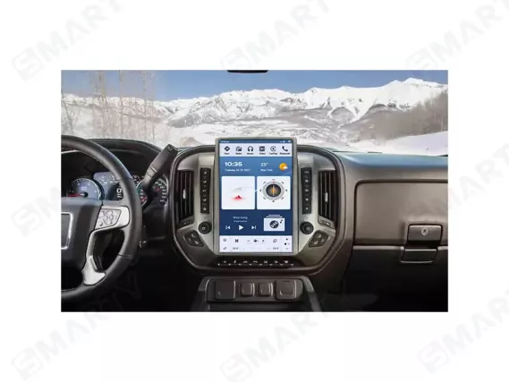 Магнітола для GMC Sierra (2013-2019) Тесла - 14.4 дюйми 2K Андроїд CarPlay
