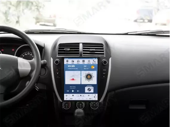 Магнитола для Mitsubishi ASX (2010-2016) Тесла - Snapdragon Андроид CarPlay