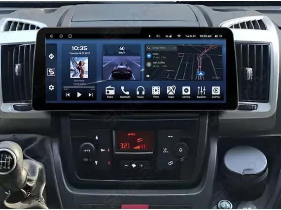 Магнитола для Fiat Ducato (2006-2016) - 12.3 дюйма Андроид CarPlay