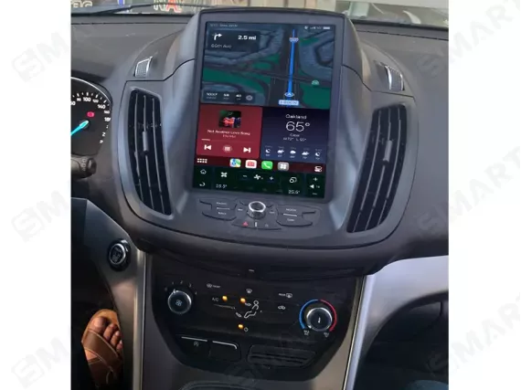 Магнітола для Ford Kuga 2 / Escape (2012-2019) Тесла - Snapdragon Андроїд CarPlay