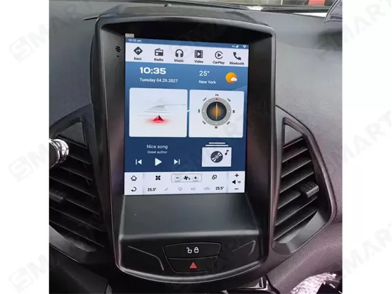 Магнітола для Ford Ecosport (2012-2018) Тесла - Snapdragon Андроїд CarPlay